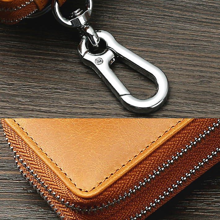 スマートキーケース 窓付き スマートキー 2個収納 キーケース 革 車 キーリング 付き レザー メンズ レディース スマートキー 小銭入れ コンパクト 本革