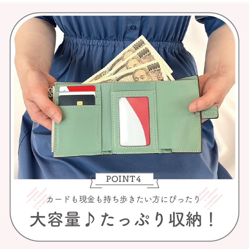 ミニ財布 レディース ミニウォレット 三つ折り財布 レザー 小さい メンズ 財布 牛革 小銭入れ カード入れ 収納 コンパクト 旅行 ギフト