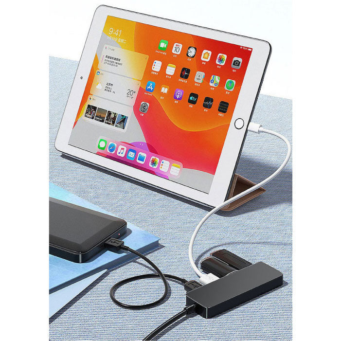 USB ハブ USB-A 4in1 4ポート USB 3.0 5Gbps 高速データ転送 typeA 小型 軽量 薄型 変換 アダプター コンパクト パソコン ノートパソコン