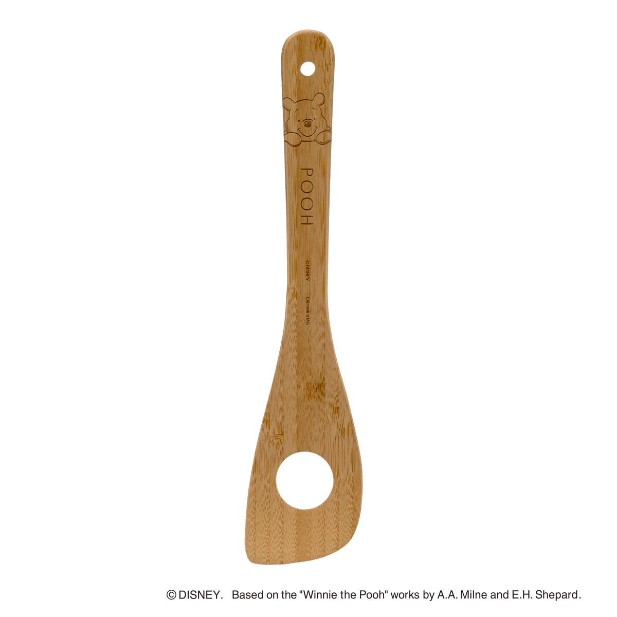 ディズニー 竹製クッキングへら(穴明)(くまのプーさん/フレンズ)
