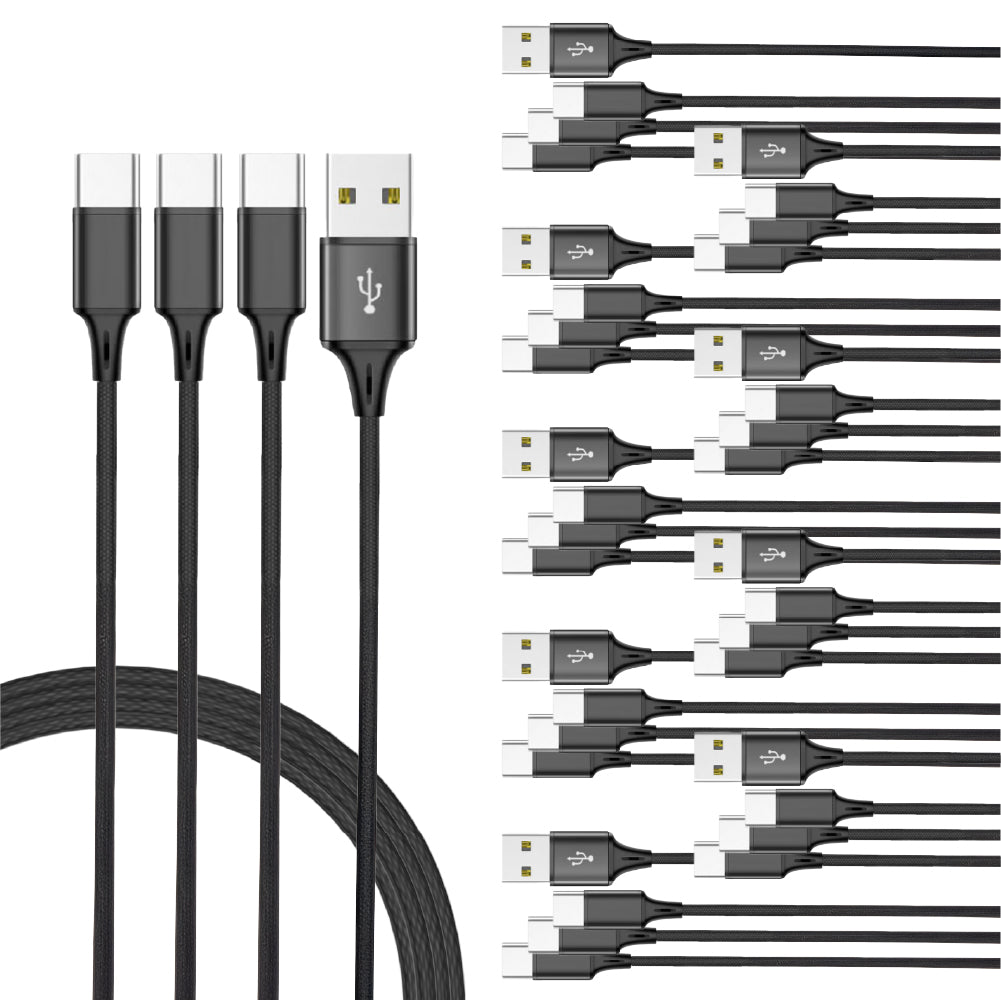 10本セット 3in1 充電ケーブル USB Type-C ケーブル 3台 一本三役 タイプC 3本 Type C iPhone15 USB-C 高速充電 長さ 1.2m データ伝送ケーブル Android対応 Galaxy対応 Xperia対応 AQUOS対応 HUAWEI対応ケーブル usbケーブル スマホ ケーブル アンドロイド