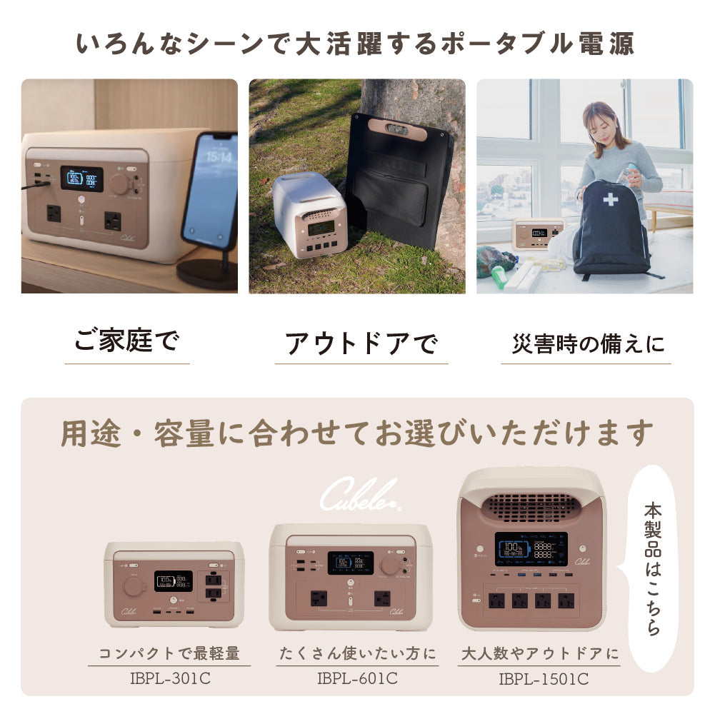 【セット商品】INBES ポータブル電源 1500W ソーラーパネル 200W セット リン酸鉄リチウムイオン電池 USB 6個 コンセント LED シガーソケット 安全 持ち運び 長寿命 高速充電 防災 対策 防災製品等推奨品 認証