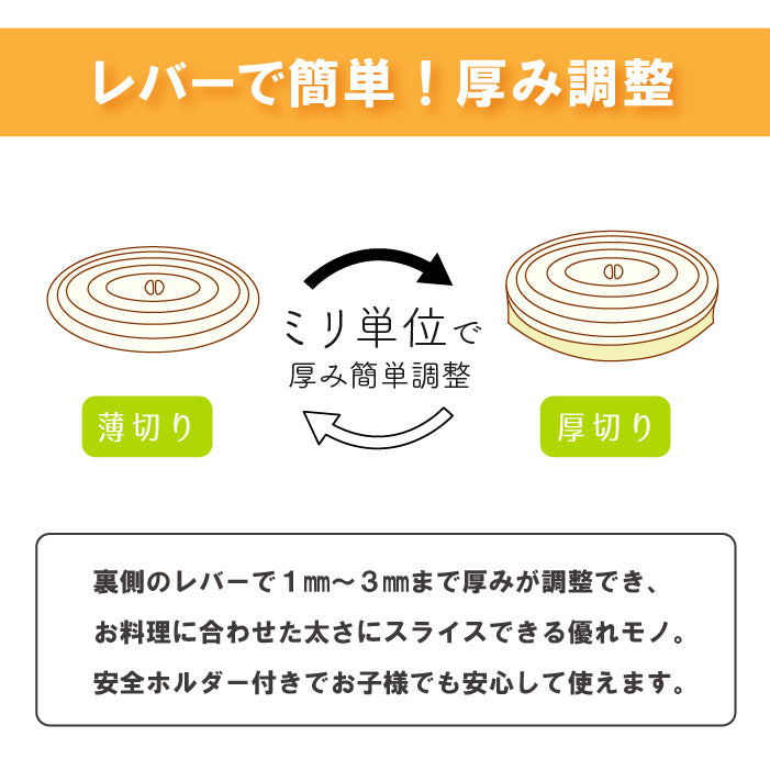 ガジェコン やさい厚さ自在スライサー キッチンスライサー おろし金 スライサー 野菜スライス ピーラー