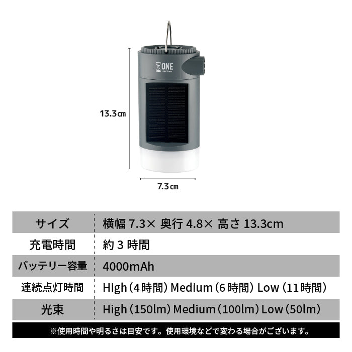 モルティ 多機能LEDランタン