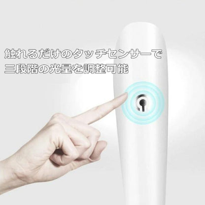 LED デスクライト usb ブックライト 明るい 手元灯 おしゃれ USB 卓上 ライト 車内 ルームランプ おしゃれ 目に優しい スタンドランプ タッチセンサー 軽量