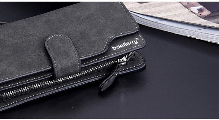 長財布 メンズ レディース クラッチバッグ 大容量 スマホケース 財布 ウォレット 機能的 マルチケース ユニセック 収納力 二つ折り ボタン シンプル プレゼント 贈り物 男性 女性 ひも付き