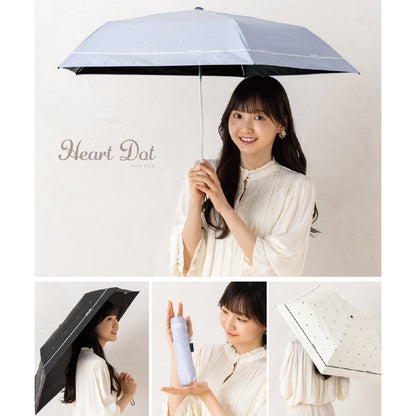 折りたたみ傘 レディース 日傘 雨傘 晴雨兼用 H・A・U 紫外線カット UPF50＋ 裏面コーティング 軽量 かわいい 通勤 通学 日焼け対策
