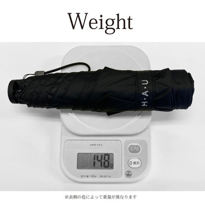 折りたたみ傘 レディース 日傘 雨傘 晴雨兼用 H・A・U 紫外線カット UPF50＋ 裏面コーティング 軽量 かわいい 通勤 通学 日焼け対策
