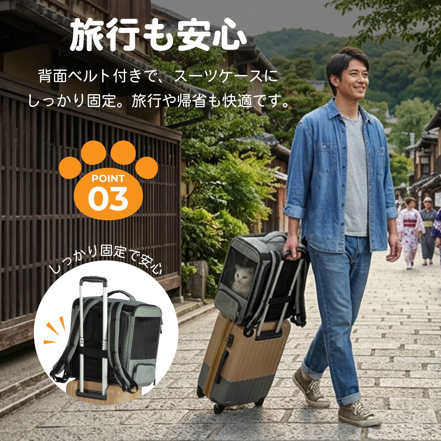 ペットキャリー リュック 犬 猫 拡張 キャリーバッグ 防災 通院 旅行 小型犬 メッシュ 折りたたみ 8kg対応 キャプテンスタッグ UW-5047