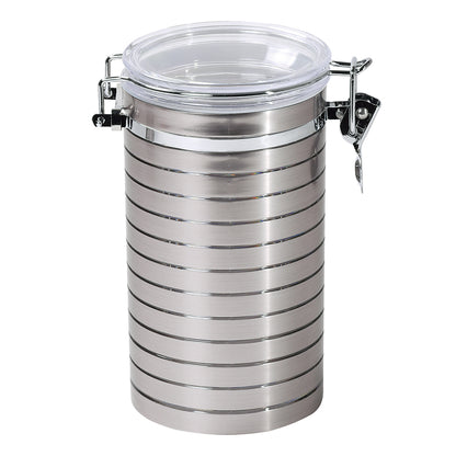 キャニスター 密閉保存容器 1000ml (1L) ブレイクタイム ロック式 HC-1387 コーヒー ガラス製 調味料入れ 密封 パール金属