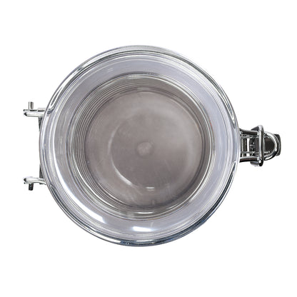 キャニスター 密閉保存容器 1000ml (1L) ブレイクタイム ロック式 HC-1387 コーヒー ガラス製 調味料入れ 密封 パール金属
