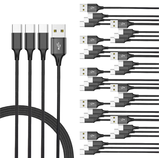 10本セット 3in1 充電ケーブル USB Type-C ケーブル 3台 一本三役 タイプC 3本 Type C iPhone15 USB-C 高速充電 長さ 1.2m データ伝送ケーブル Android対応 Galaxy対応 Xperia対応 AQUOS対応 HUAWEI対応ケーブル usbケーブル スマホ ケーブル アンドロイド